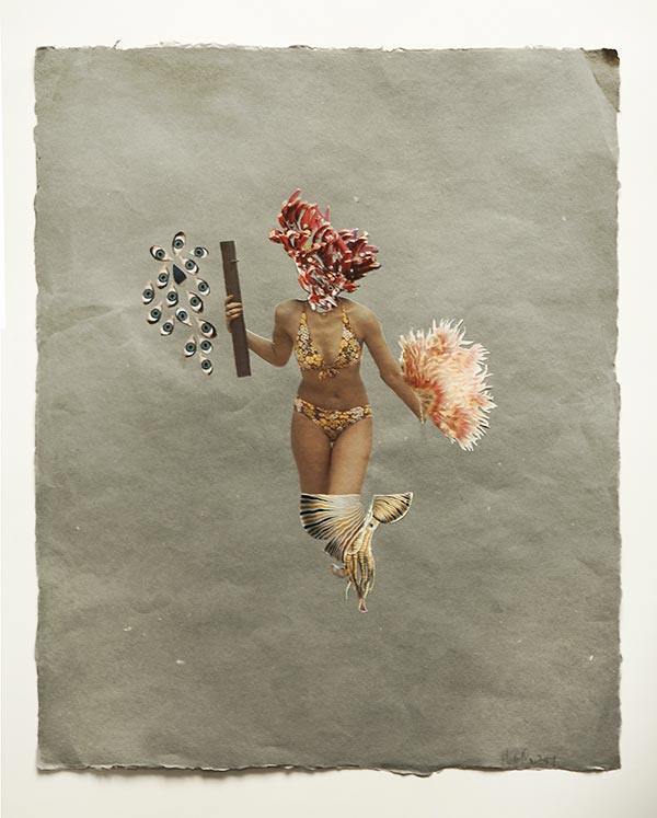"We Wear the Mask II" (2014), 19' x 16" photo by Stephen Flemister, image courtesy of Krista Franklin