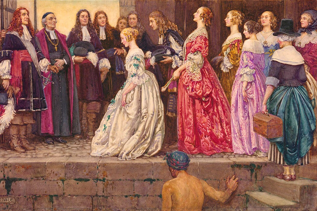 Arrival of the Brides by Eleanor Fortescue-Brickdale