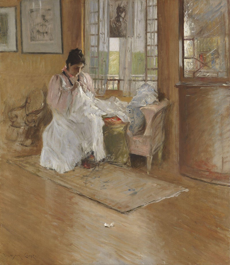 For the Little One by William Merritt Chase, c. 1896 