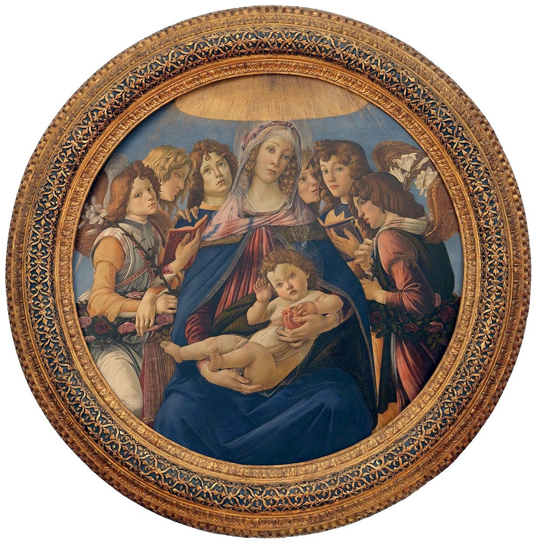 Madonna of the Pomegranate by Sandro Botticelli, 1487