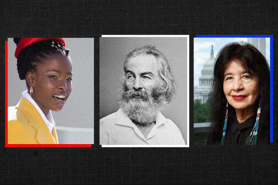 Amanda Gorman, Walt Whitman, and Joy Harjo