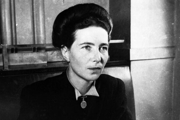 Simone de Beauvoir, 1947